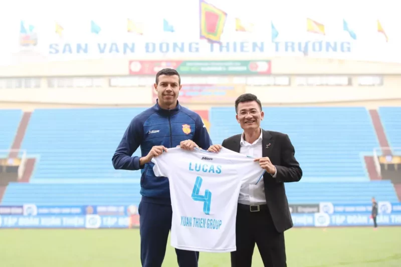 Lucas là cái tên rất đáng chú ý mà Nam Định vừa đưa về (Ảnh: Nam Định)
