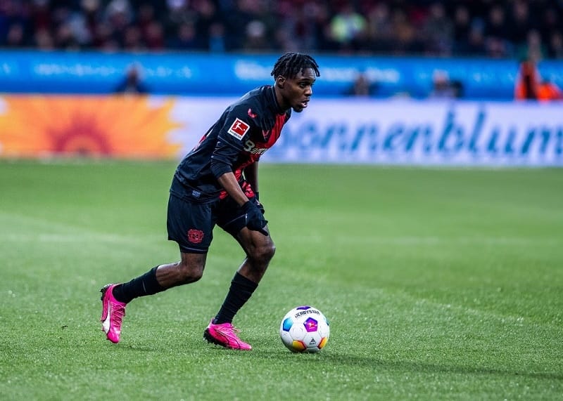 Jeremie Frimpong có thể rời Bayer Leverkusen sau khi mùa giải khép lại.