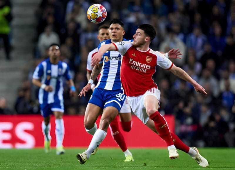 Arsenal nhận thất bại cay đắng trước Porto ở trận lượt đi (Ảnh: GETTY).