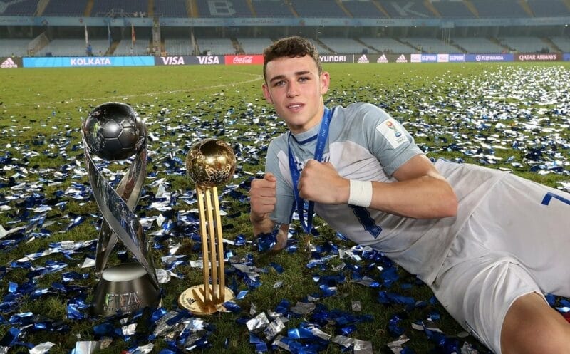 Foden từng đạt danh hiệu Cầu thủ xuất sắc nhất ở FIFA U17 World Cup.