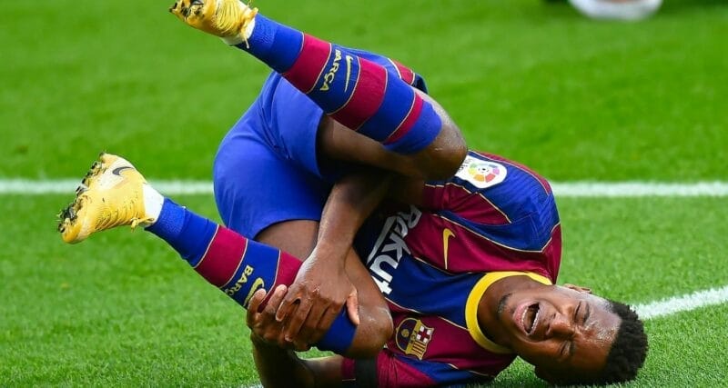 Fati lại dính chấn thương nghiêm trọng