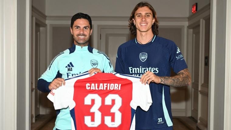 Arsenal ra mắt Calafiori