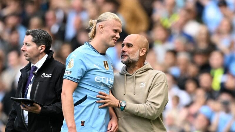 Haaland tin tưởng tuyệt đối vào HLV Guardiola.