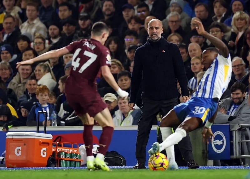 Man City ngậm đắng trước Brighton