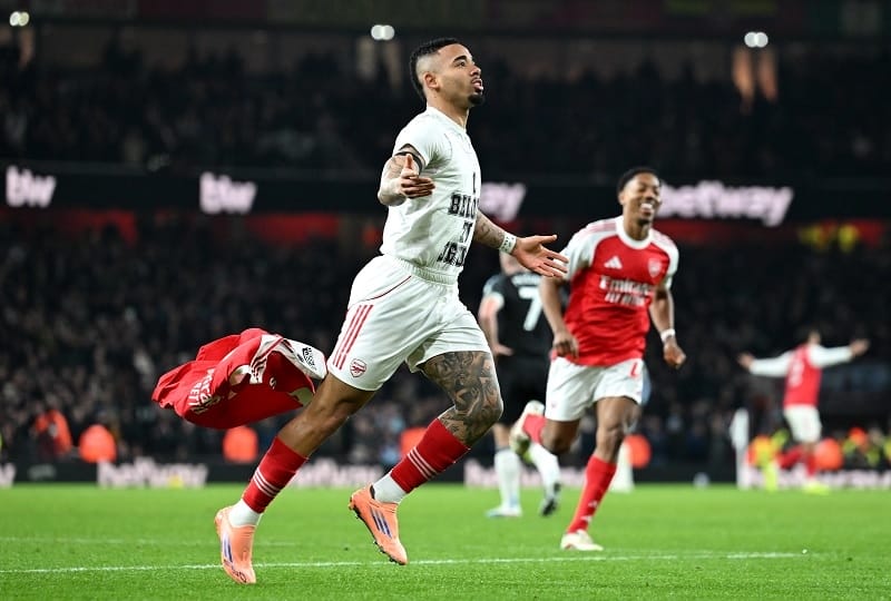 Jesus ghi bàn cho Arsenal sau thời gian dài chấn thương