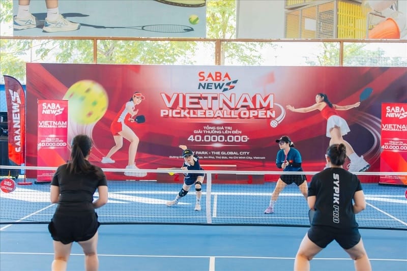 SABA NEWS VIETNAM PICKLEBALL OPEN mang đến một ngày hội