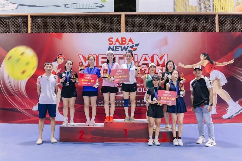 SABA NEWS VIETNAM PICKLEBALL OPEN: Ngày hội cho phái đẹp