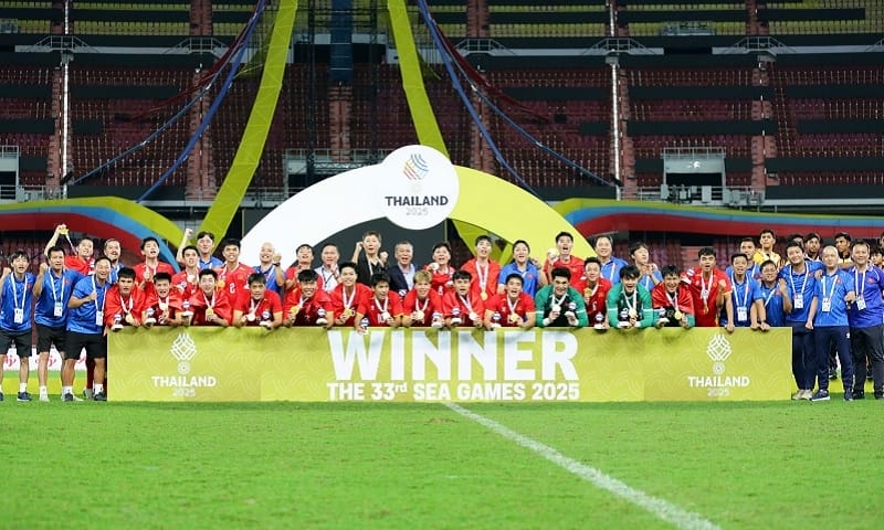Ngược dòng hạ U22 Thái Lan, U22 Việt Nam giành HCV SEA Games 33