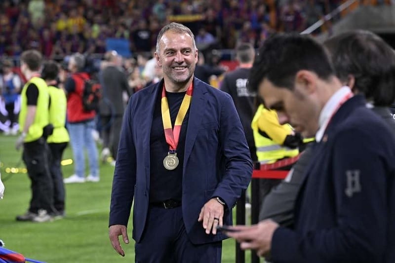 Hansi Flick rất có duyên ở các trận chung kết