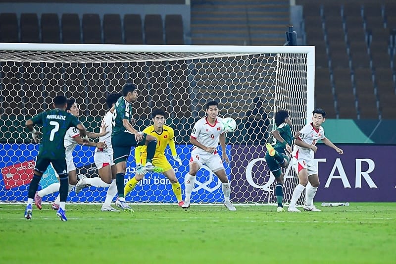 Trung Kiên là lựa chọn số 1 của U23 Việt Nam. (Ảnh: AFC)